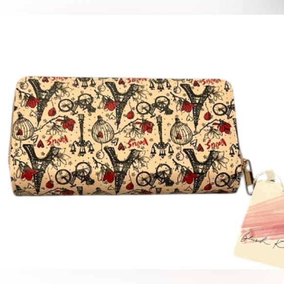 Blush Kiss Double Zip Wallet - Picture 1 of 3